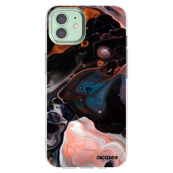 Picasee husă transparentă din silicon pentru Apple iPhone 12 Pro - Cream