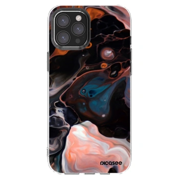 Picasee husă transparentă din silicon pentru Apple iPhone 12 Pro Max - Cream