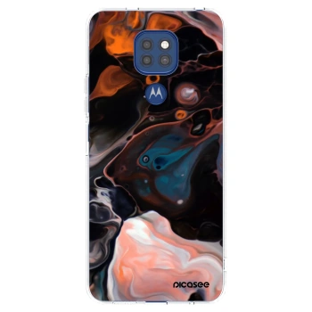 Picasee husă transparentă din silicon pentru Motorola Moto G9 Play - Cream