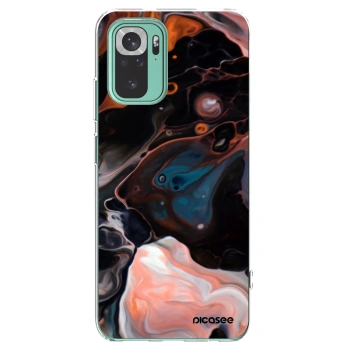 Picasee husă transparentă din silicon pentru Xiaomi Redmi Note 10 Pro - Cream