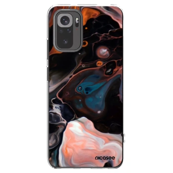 Picasee husă transparentă din silicon pentru Xiaomi Redmi Note 10S - Cream