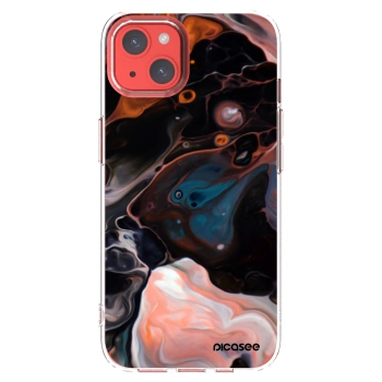 Picasee husă transparentă din silicon pentru Apple iPhone 13 - Cream