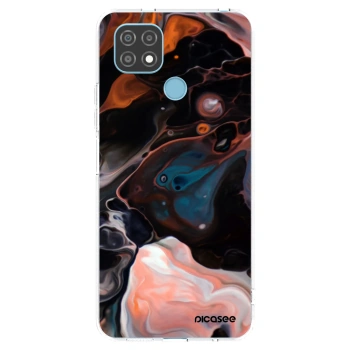Picasee husă transparentă din silicon pentru Realme C21 - Cream
