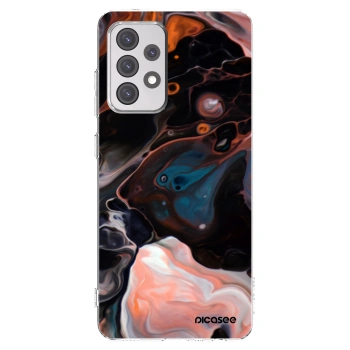 Picasee husă transparentă din silicon pentru Samsung Galaxy A52s 5G A528B - Cream