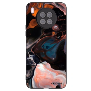 Picasee husă neagră din silicon pentru Huawei Nova 8i - Cream