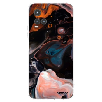 Picasee husă transparentă din silicon pentru Vivo Y33s - Cream