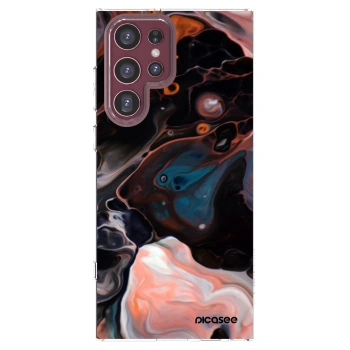 Picasee husă transparentă din silicon pentru Samsung Galaxy S22 Ultra 5G - Cream