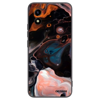Picasee husă neagră din silicon pentru Vivo Y01 - Cream
