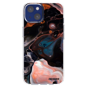 Picasee husă transparentă din silicon pentru Apple iPhone 14 - Cream