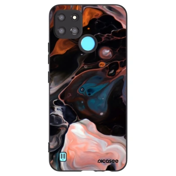 Picasee husă neagră din silicon pentru Realme C21Y - Cream