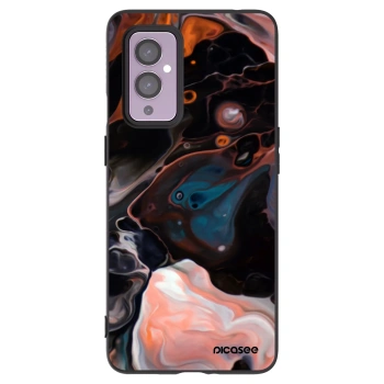 Picasee husă neagră din silicon pentru OnePlus 9 - Cream