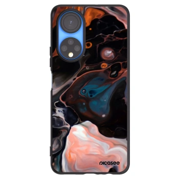 Picasee husă neagră din silicon pentru Honor X7 - Cream