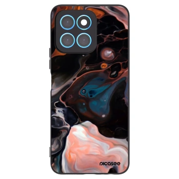 Picasee husă neagră din silicon pentru Honor X8 5G - Cream