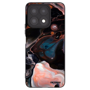 Picasee husă neagră din silicon pentru Honor X8a - Cream