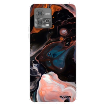 Picasee husă transparentă din silicon pentru Motorola Moto G72 - Cream