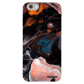 Picasee husă transparentă din silicon pentru Apple iPhone 6/6S - Cream