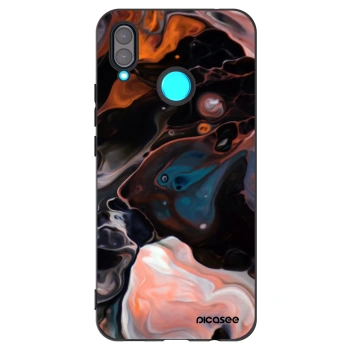 Picasee husă neagră din silicon pentru Huawei Nova 3 - Cream