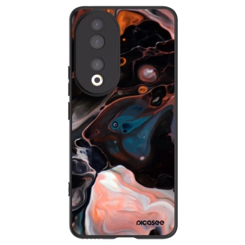Picasee husă neagră din silicon pentru Honor 90 5G - Cream