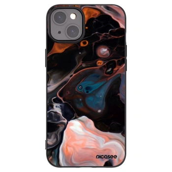 Picasee husă neagră din silicon pentru Apple iPhone 15 Plus - Cream