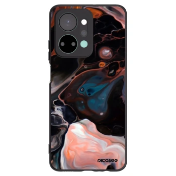 Picasee husă neagră din silicon pentru Honor X7a - Cream