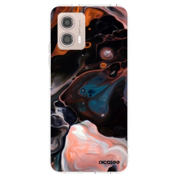 Picasee husă transparentă din silicon pentru Motorola Moto G53 5G - Cream