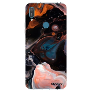 Picasee husă transparentă din silicon pentru Huawei Y7 2019 - Cream