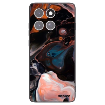 Picasee husă neagră din silicon pentru Motorola Edge 60 Fusion - Cream