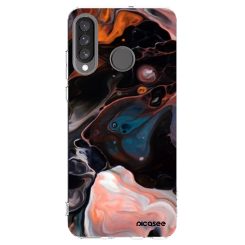 Picasee husă transparentă din silicon pentru Huawei P30 Lite - Cream