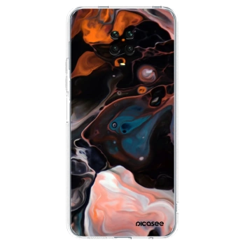 Picasee husă transparentă din silicon pentru Xiaomi Redmi Note 9 Pro - Cream