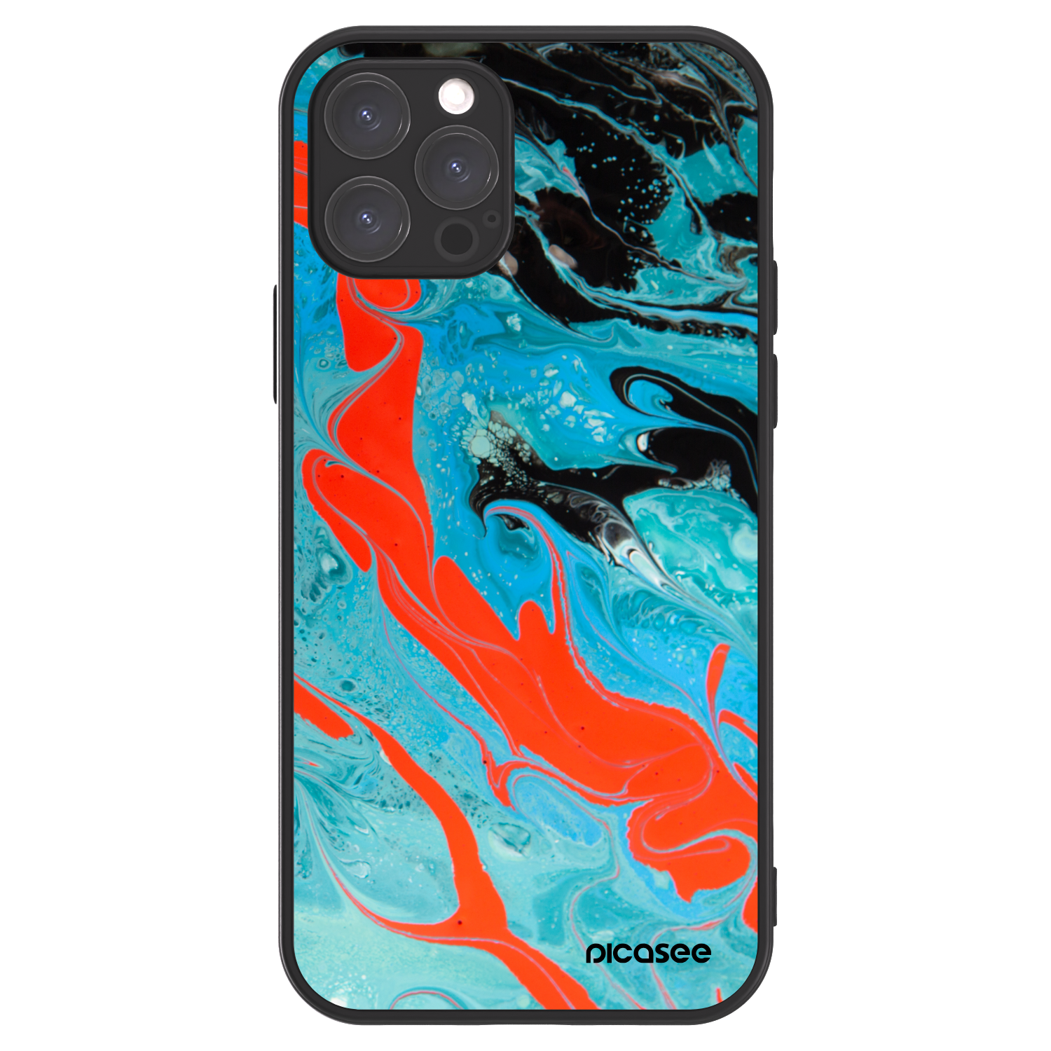 Picasee ULTIMATE CASE pentru Apple iPhone 12 Pro - Blue Magma