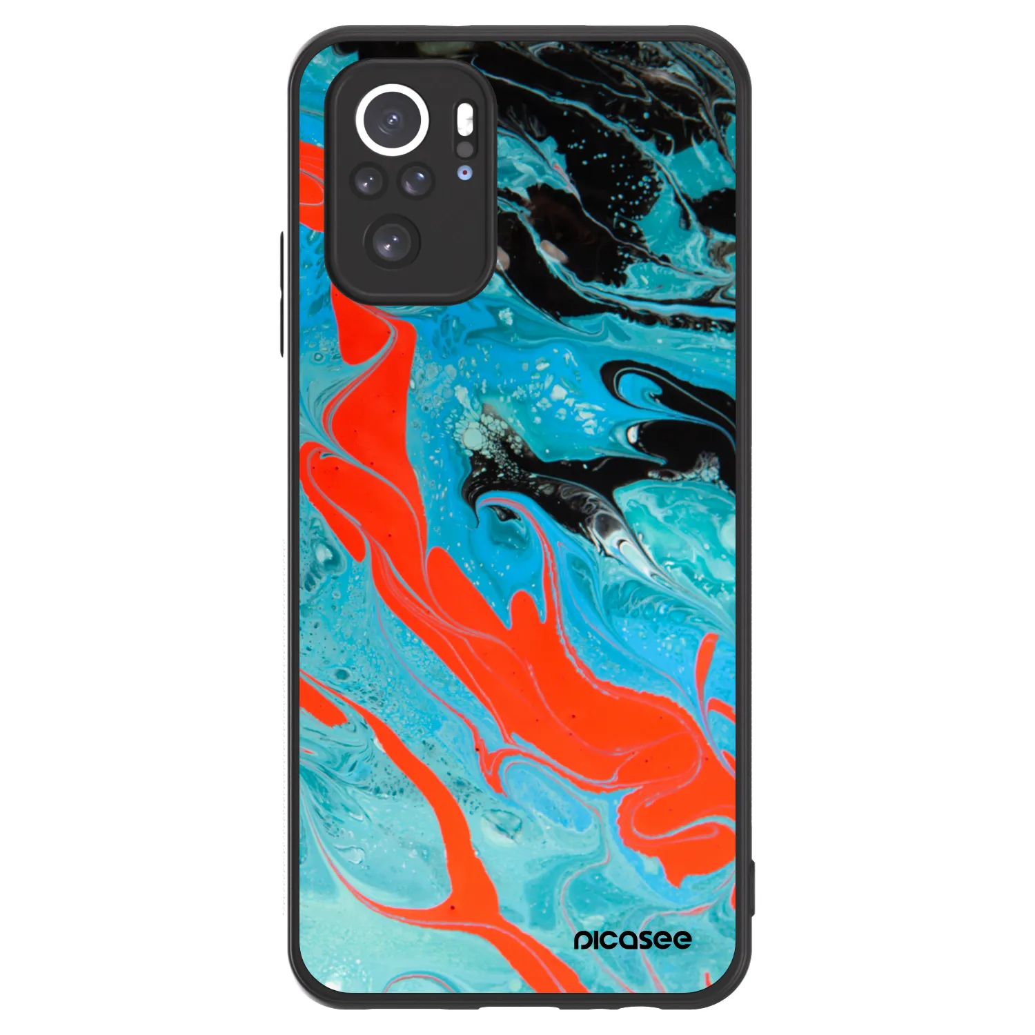 Picasee ULTIMATE CASE pentru Xiaomi Redmi Note 10S - Blue Magma