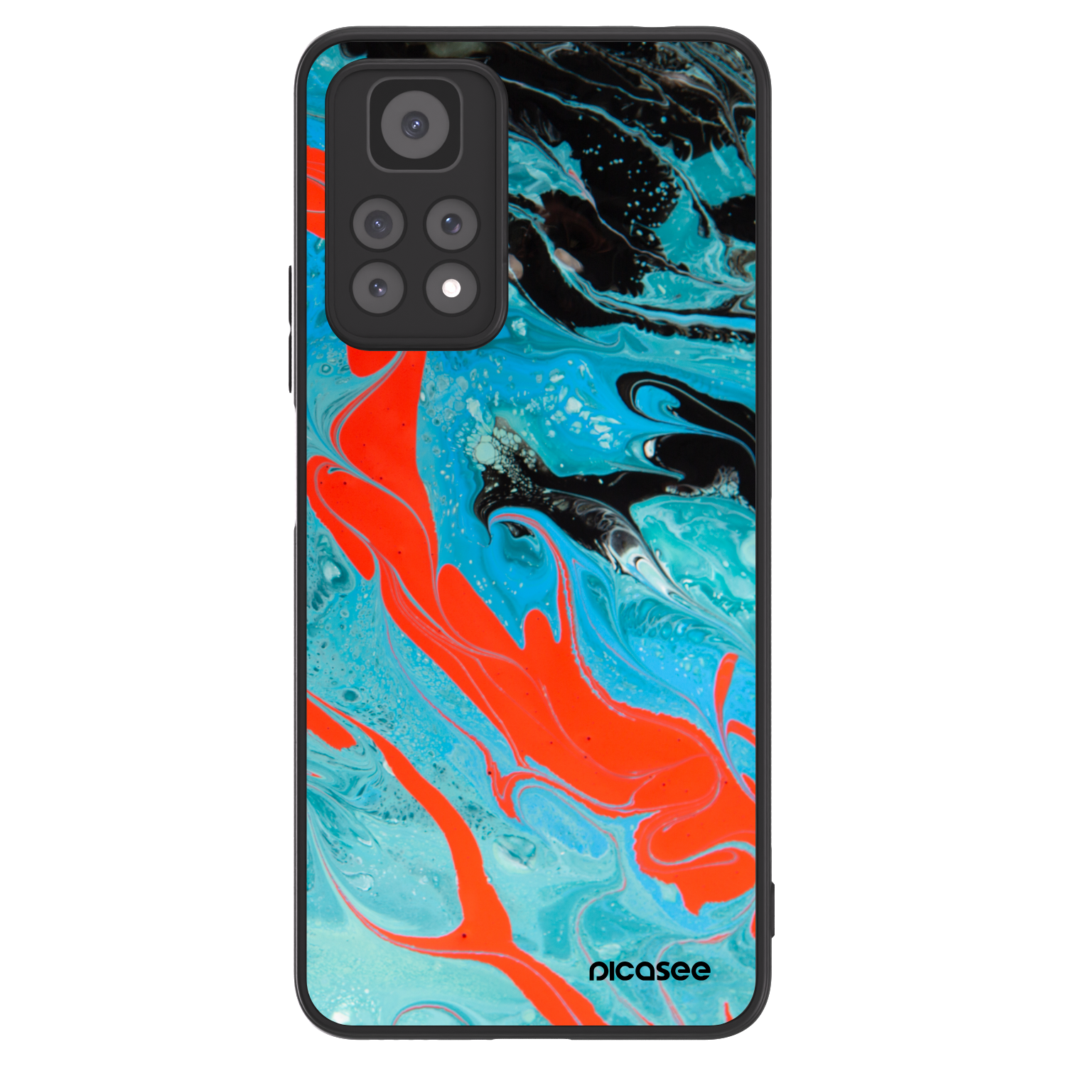 Picasee ULTIMATE CASE pentru Xiaomi Redmi Note 11 Pro - Blue Magma