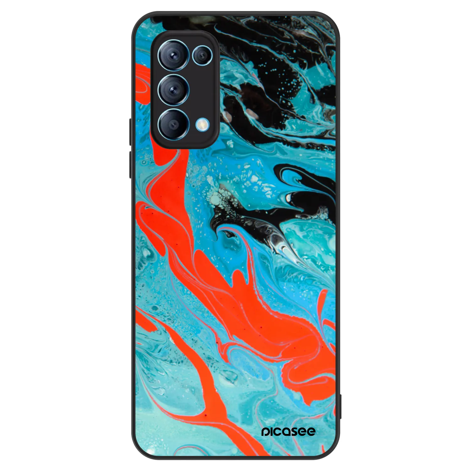 Picasee ULTIMATE CASE pentru OPPO Reno 5 5G - Blue Magma