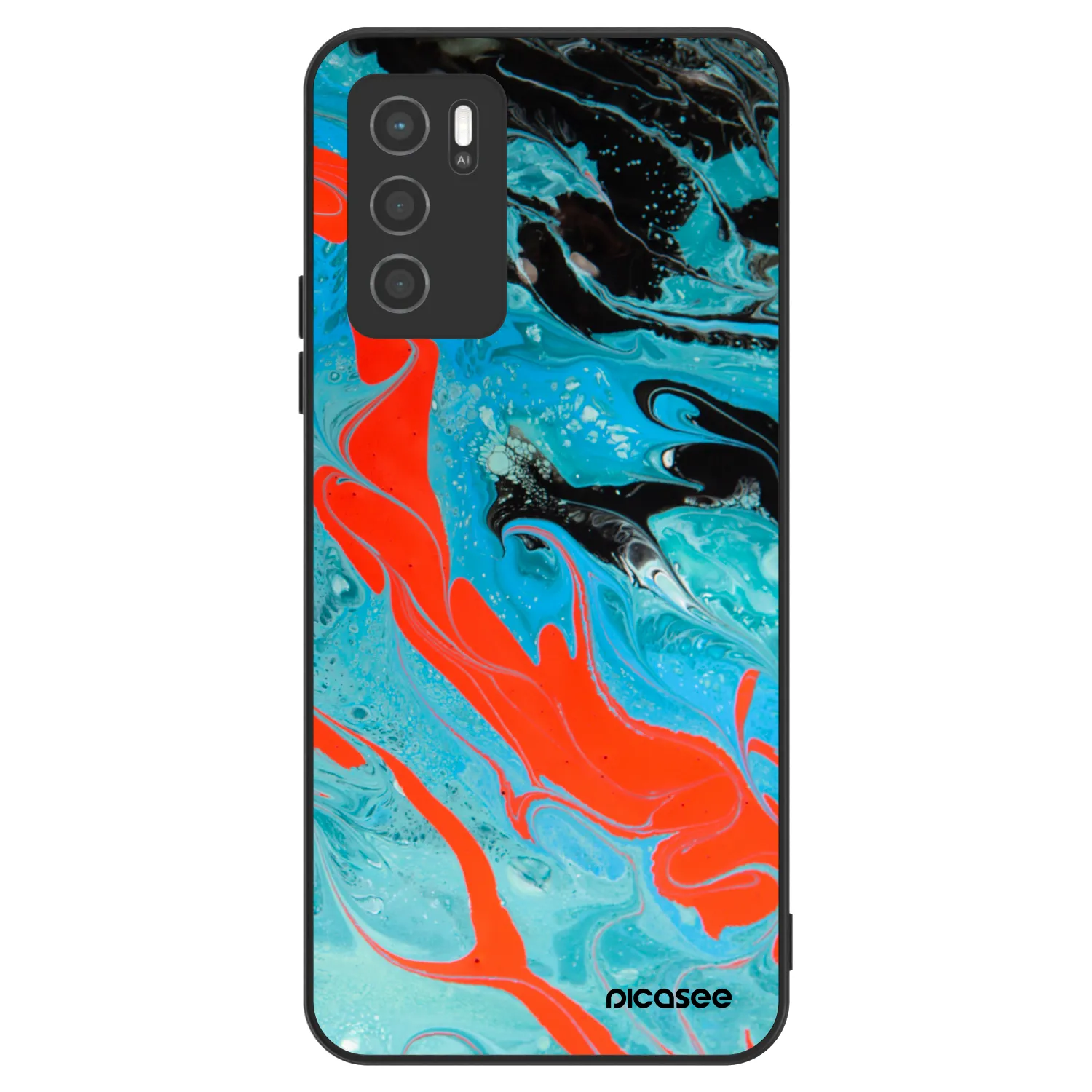Picasee ULTIMATE CASE pentru OPPO A16s - Blue Magma