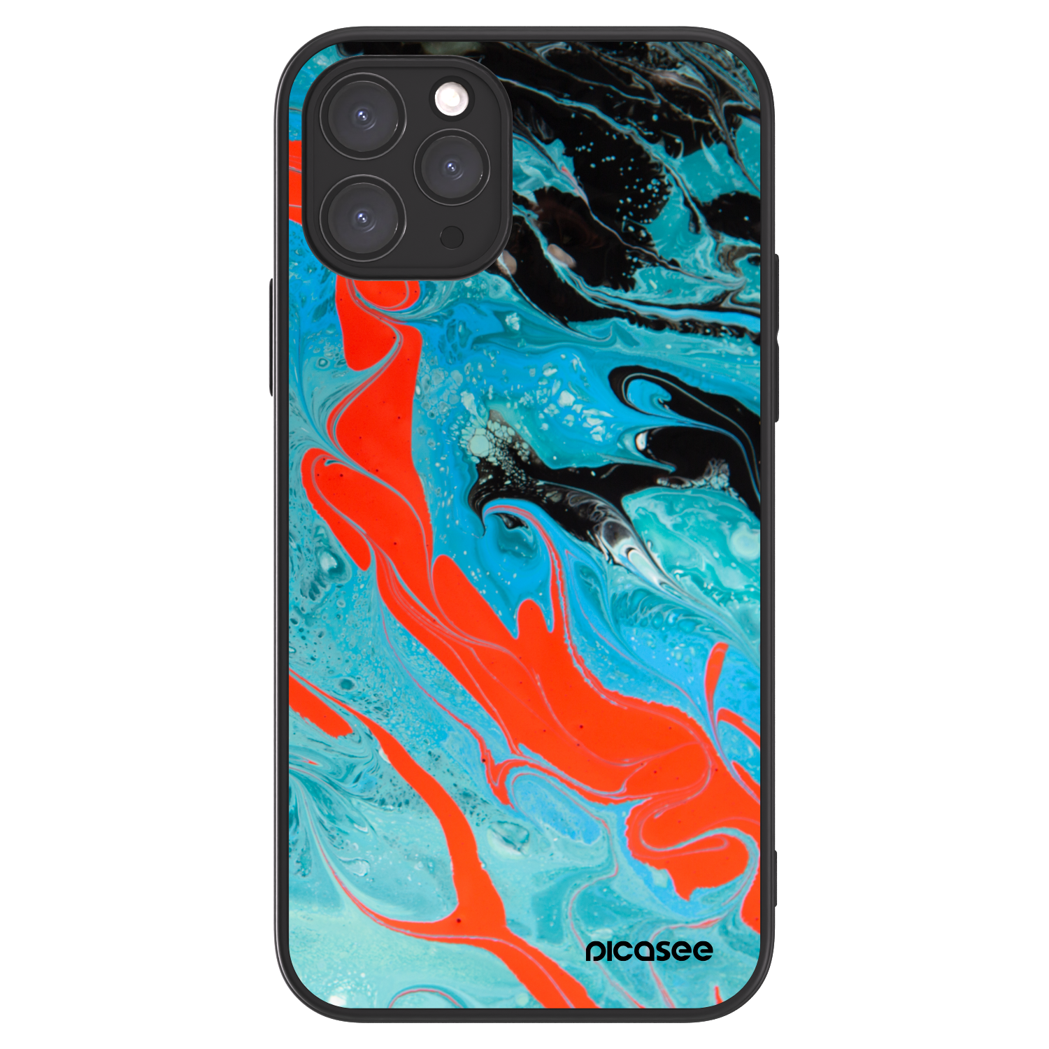 Picasee ULTIMATE CASE MagSafe pentru Apple iPhone 11 Pro - Blue Magma