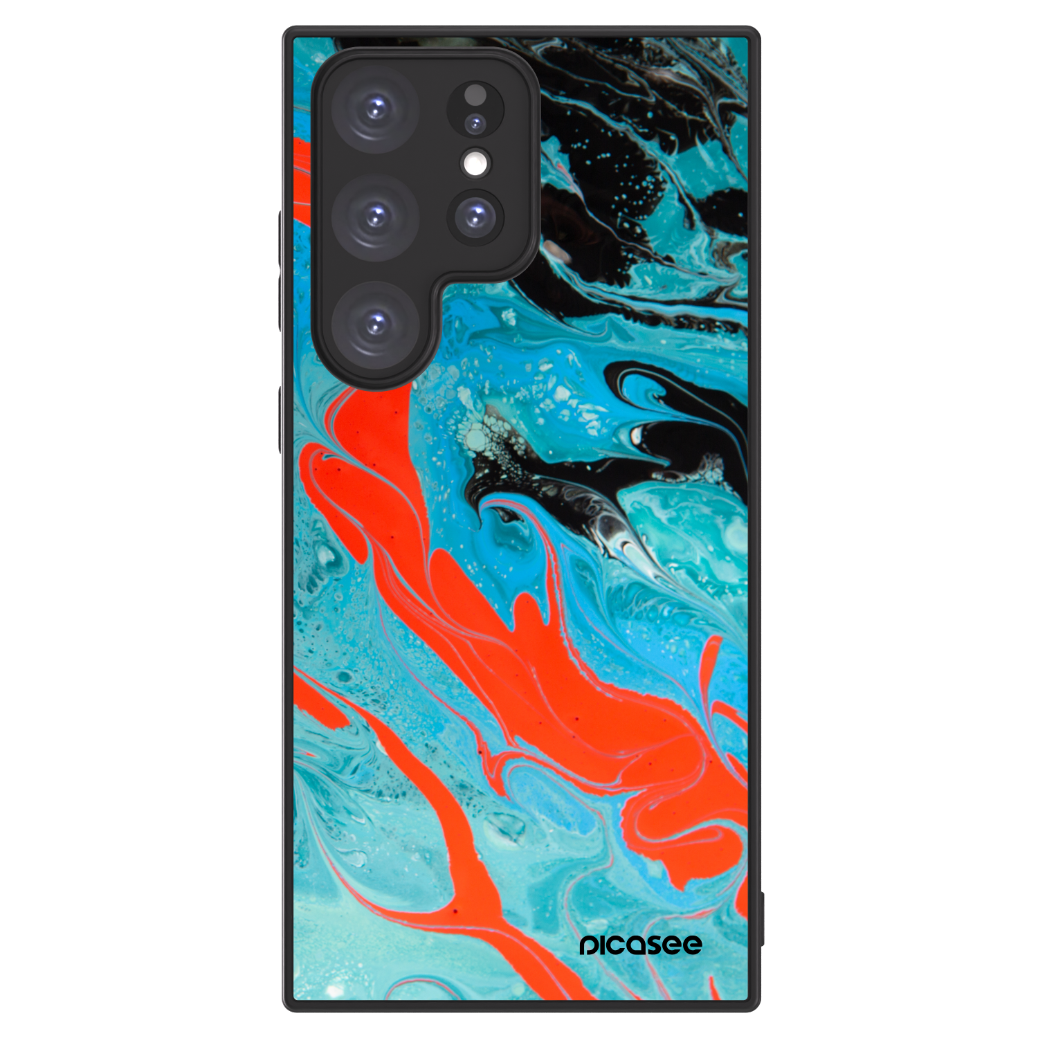 Picasee ULTIMATE CASE pentru Samsung Galaxy S23 Ultra 5G - Blue Magma