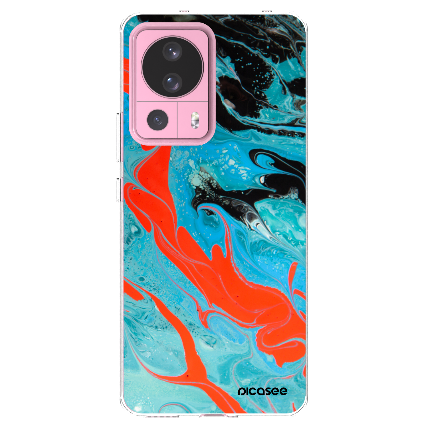 Picasee husă transparentă din silicon pentru Xiaomi 13 Lite - Blue Magma