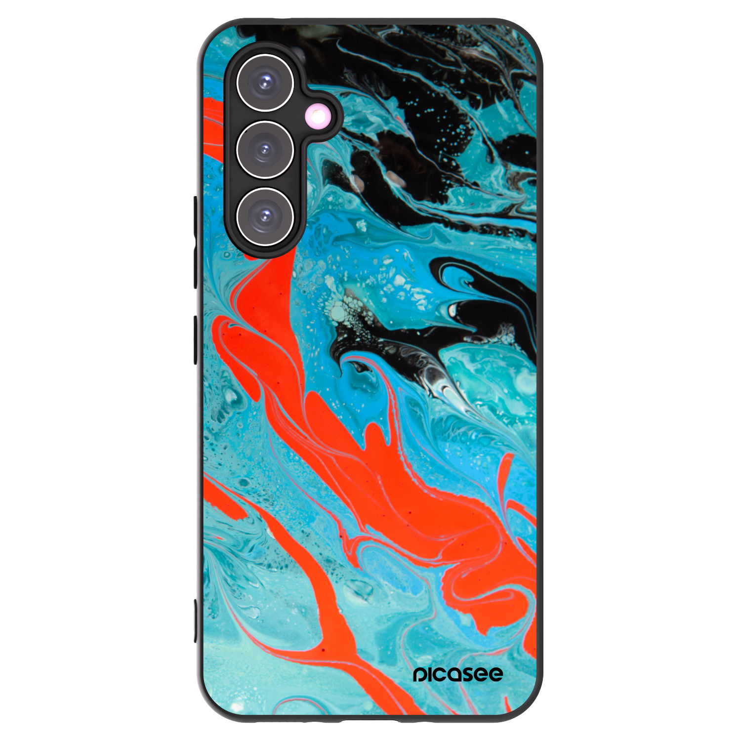 Picasee husă neagră din silicon pentru Samsung Galaxy A54 5G A546B - Blue Magma