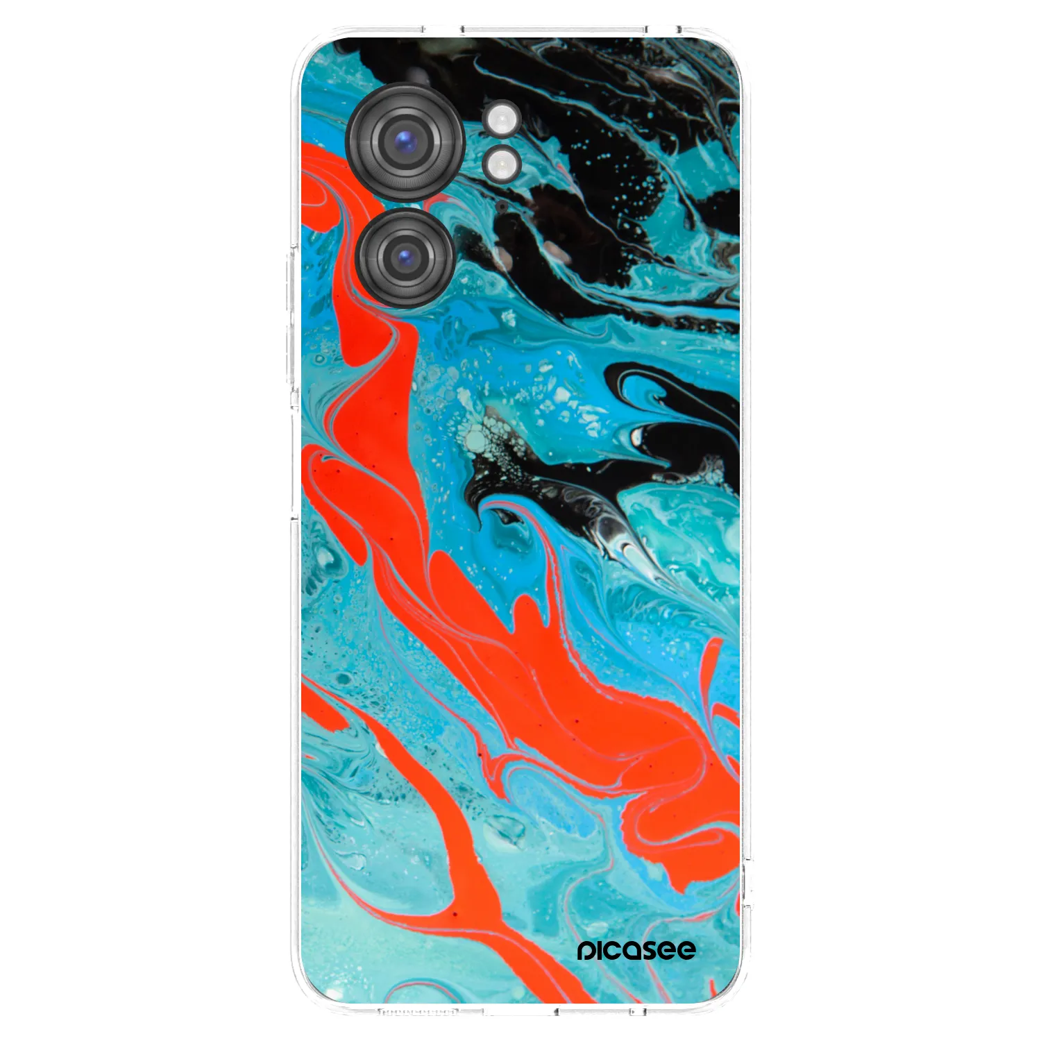 Picasee husă transparentă din silicon pentru Motorola Edge 40 - Blue Magma