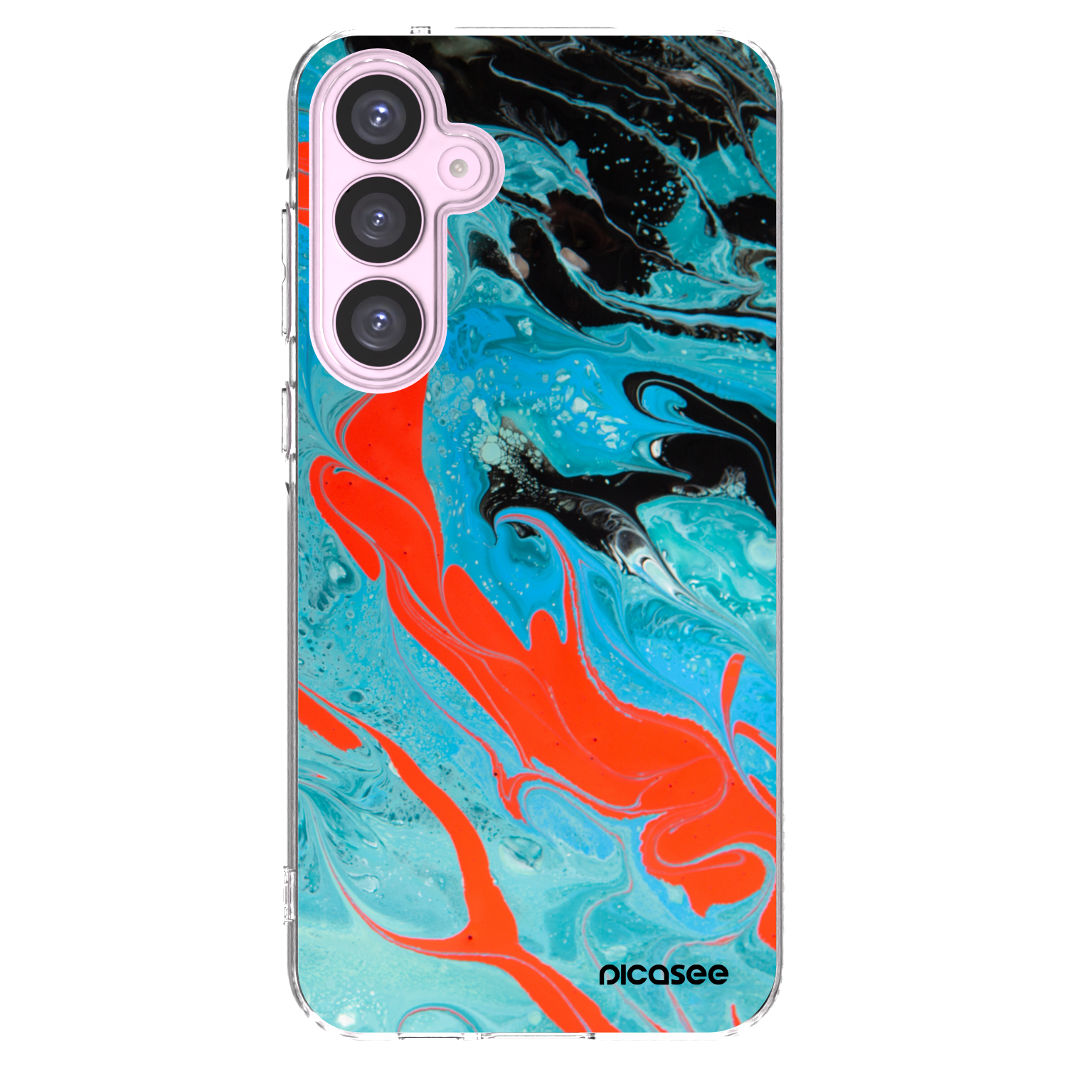 Picasee husă transparentă din silicon pentru Samsung Galaxy A55 5G A556B - Blue Magma