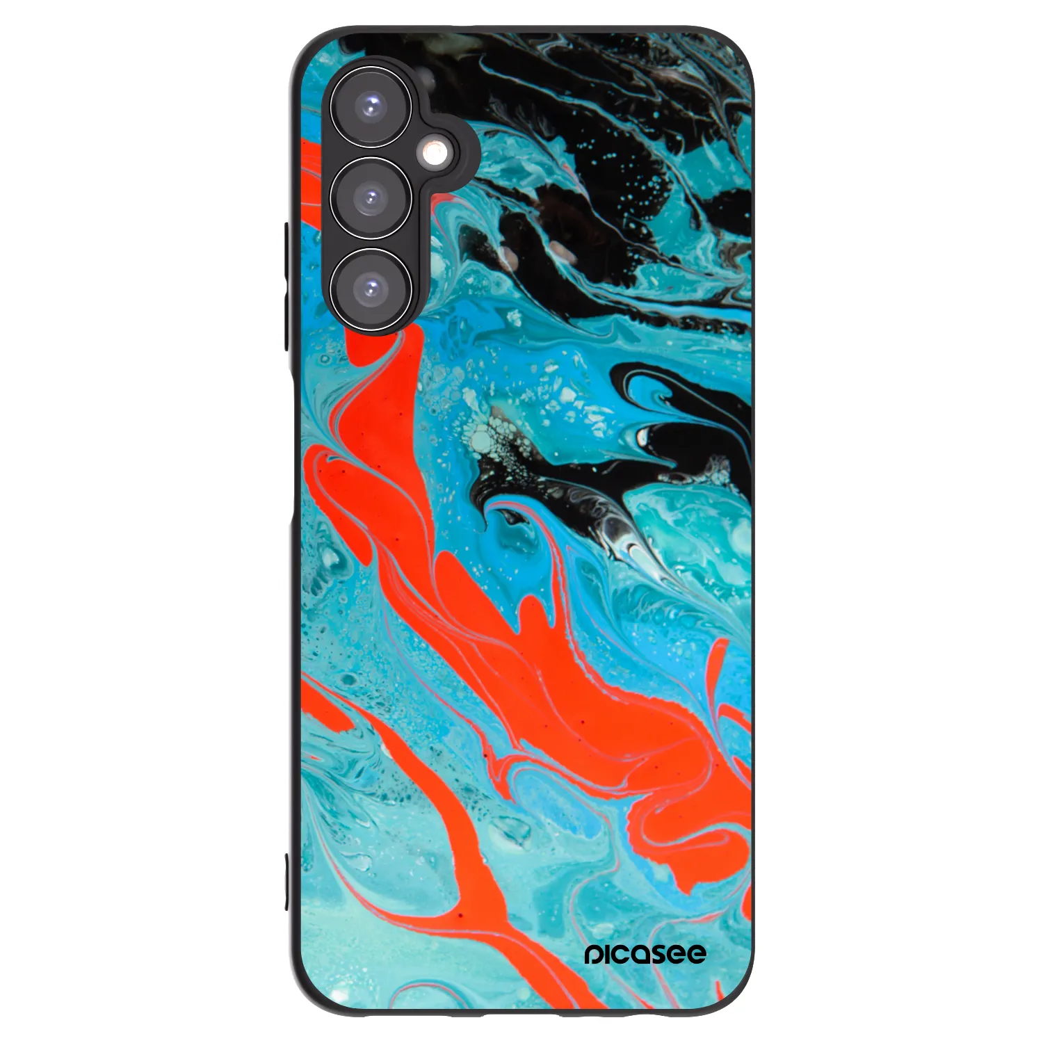 Picasee husă neagră din silicon pentru Samsung Galaxy A05s A057G - Blue Magma