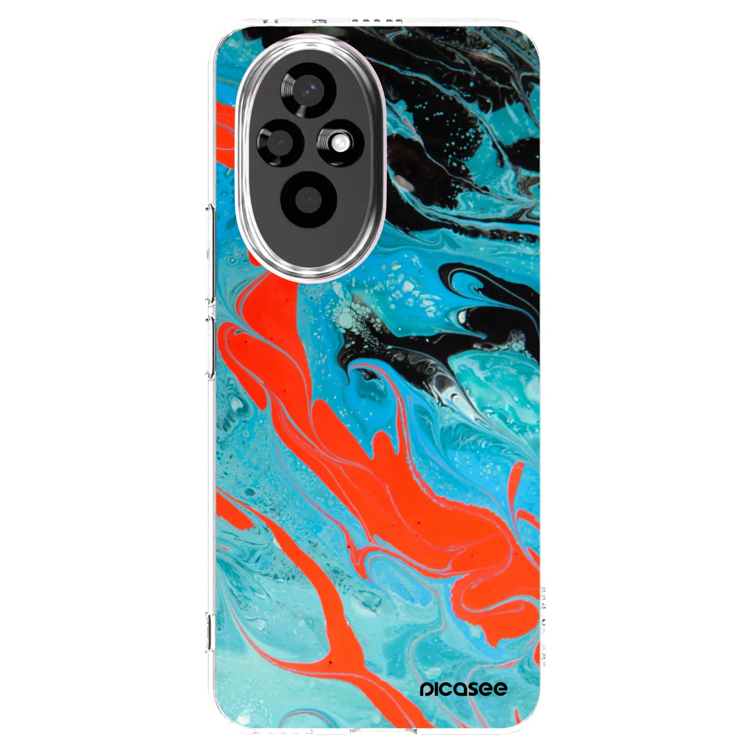 Picasee husă transparentă din silicon pentru Honor 200 5G - Blue Magma