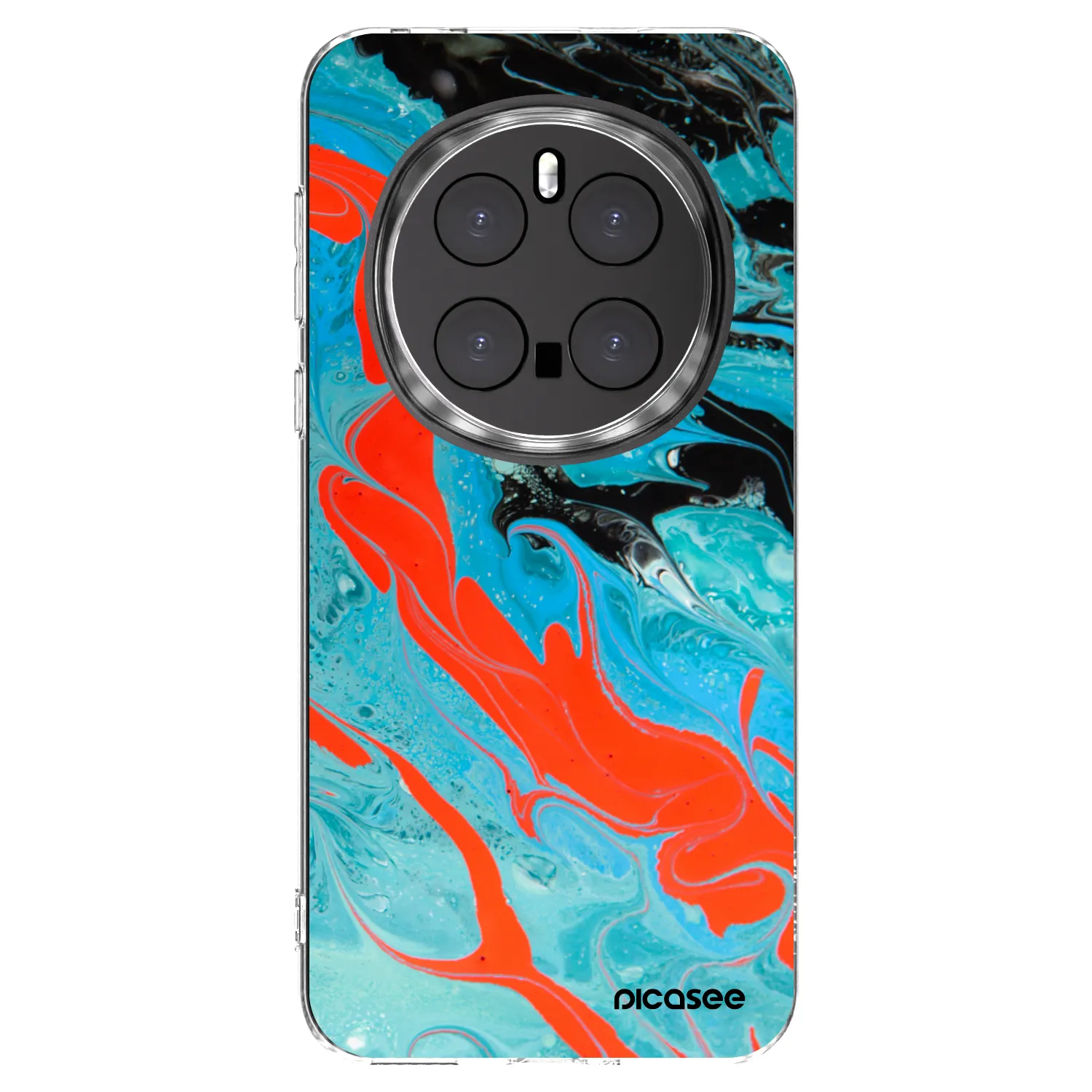 Picasee husă transparentă din silicon pentru Honor Magic7 Pro 5G - Blue Magma