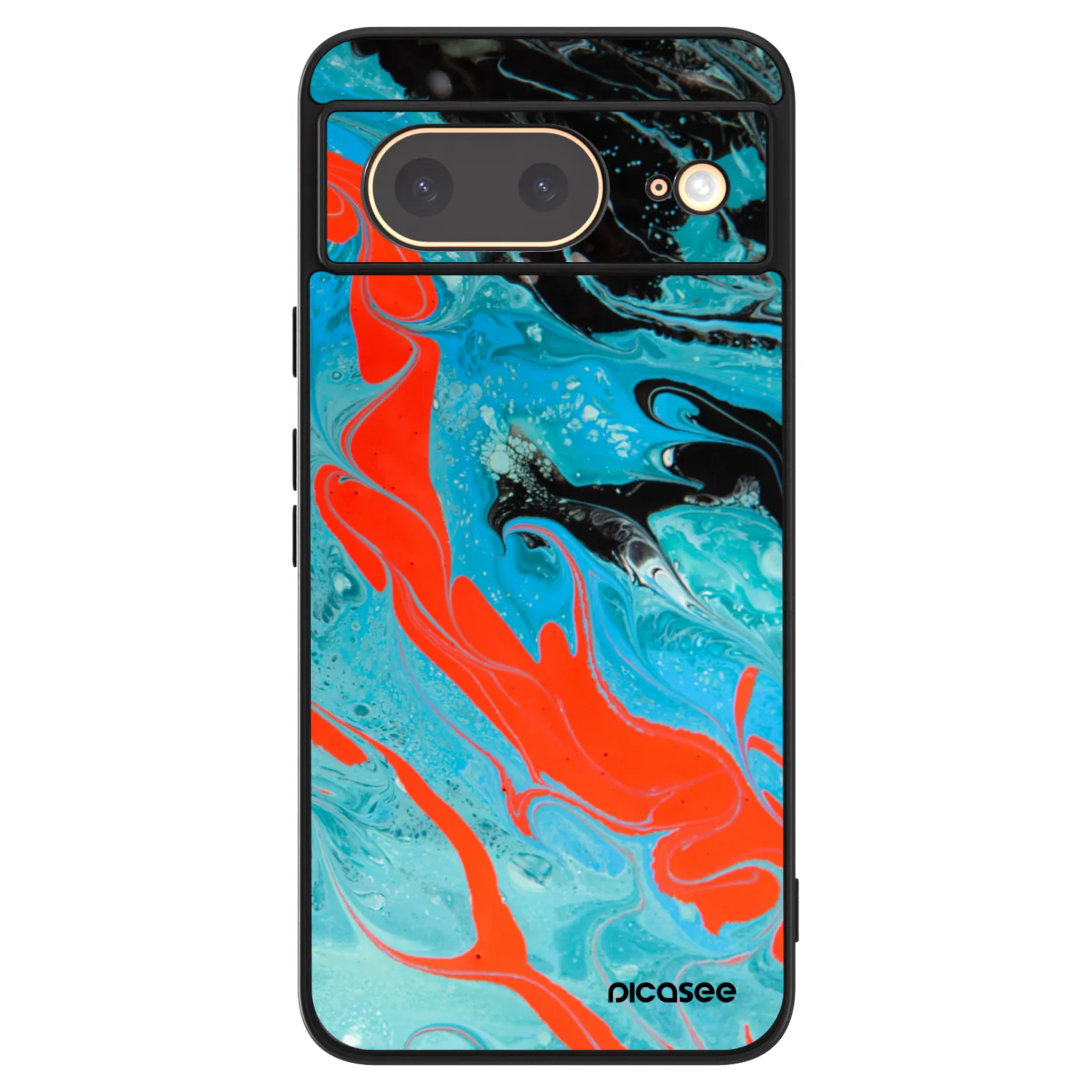 Picasee ULTIMATE CASE pentru Google Pixel 8 - Blue Magma