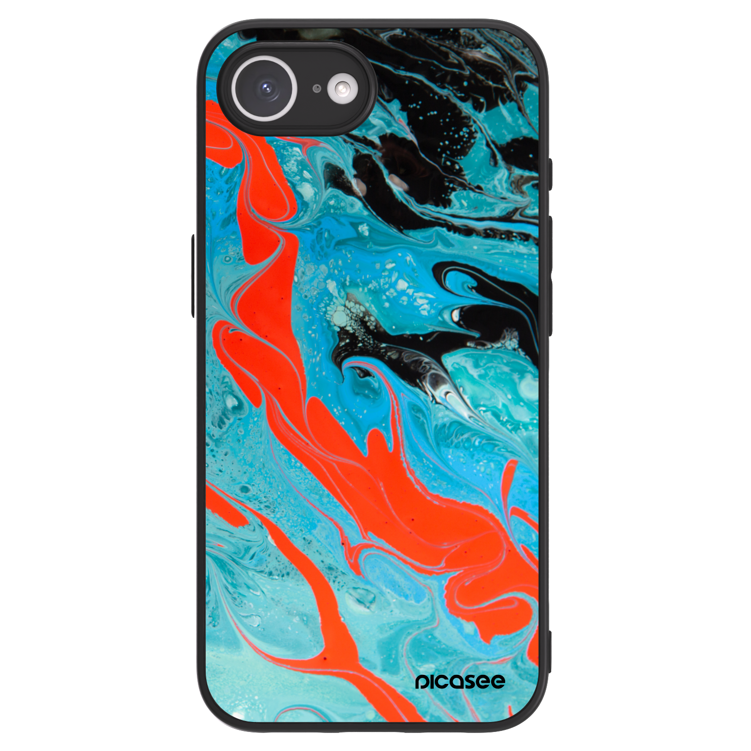 Picasee ULTIMATE CASE MagSafe pentru Apple iPhone 16e - Blue Magma
