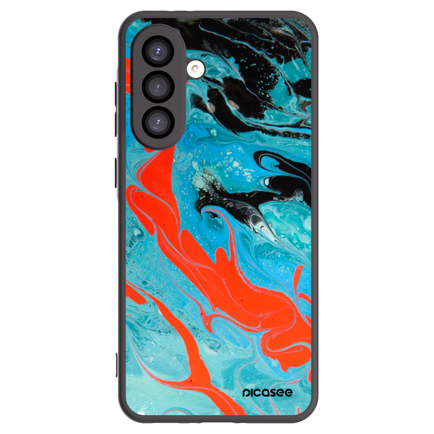 Picasee husă neagră din silicon pentru Samsung Galaxy A26 5G A266B - Blue Magma
