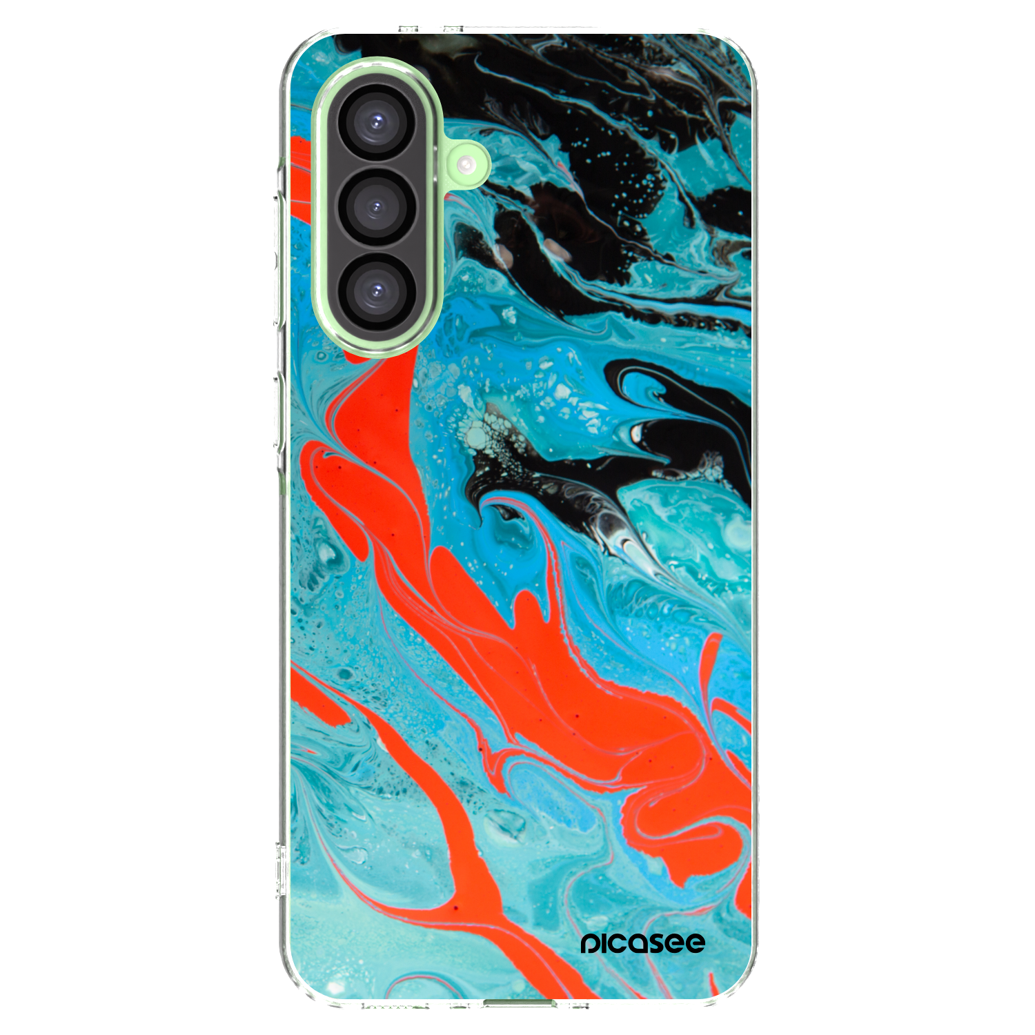 Picasee husă transparentă din silicon pentru Samsung Galaxy A26 5G A266B - Blue Magma