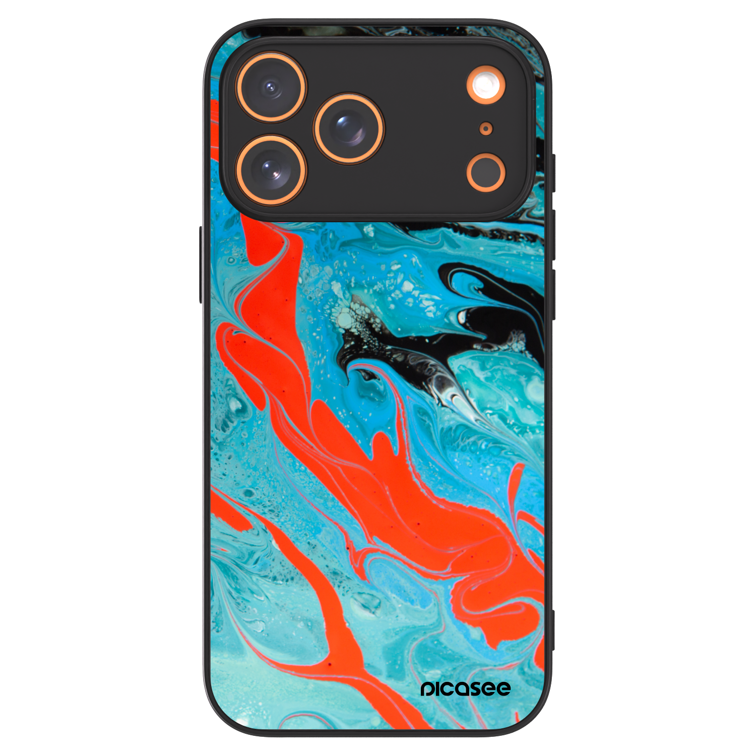 Picasee ULTIMATE CASE pentru Apple iPhone 17 Pro Max - Blue Magma