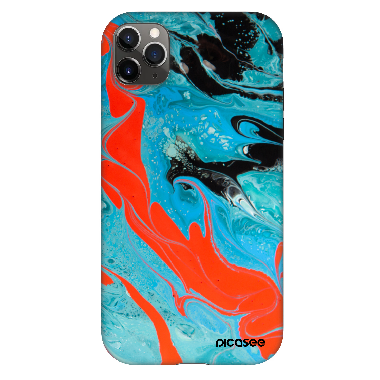 Picasee Fashion Case pentru Apple iPhone 11 Pro Max - Blue Magma