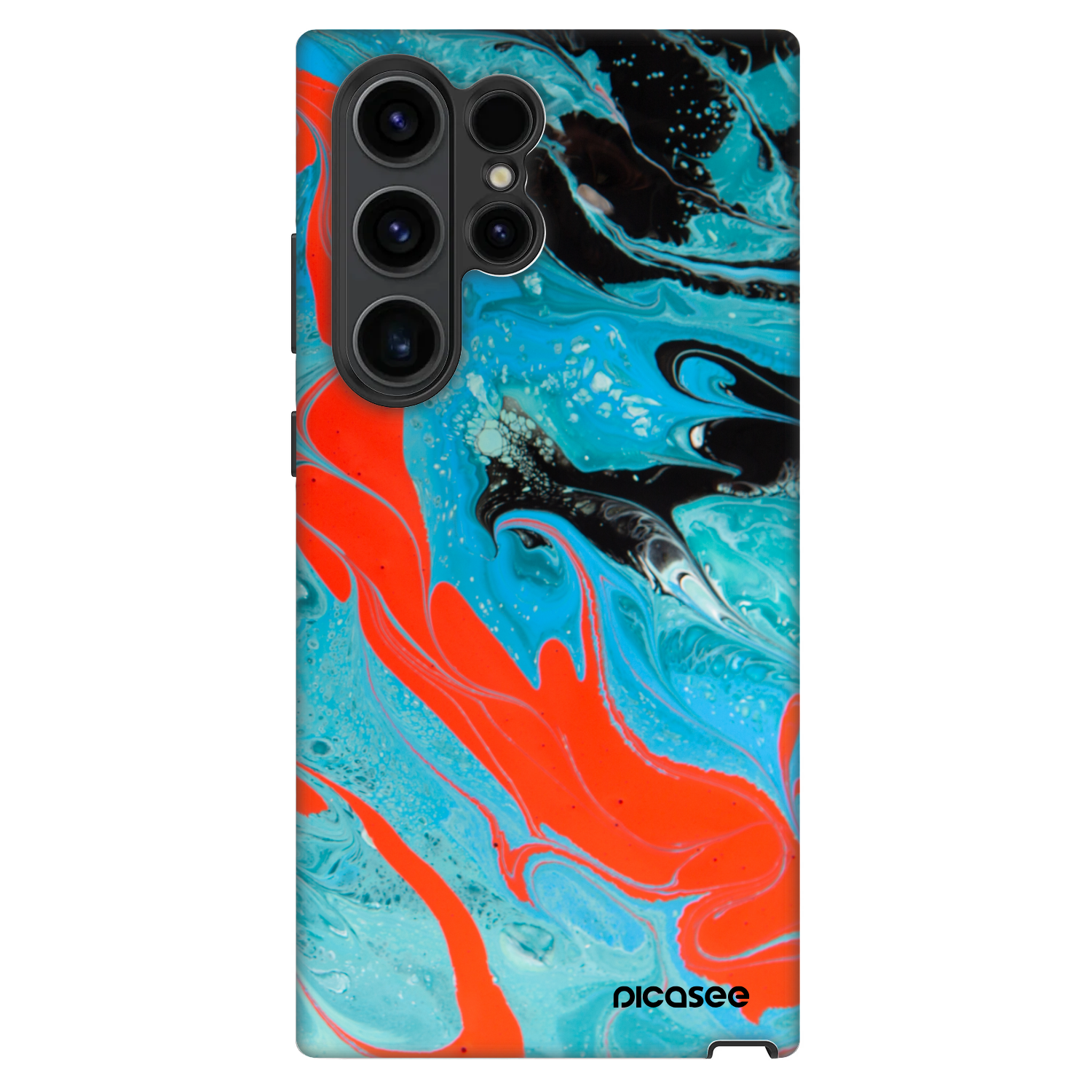 Picasee Fashion Case pentru Samsung Galaxy S22 Ultra 5G - Blue Magma